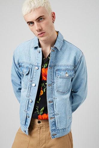 button front denim jacket forever 21