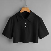 Camiseta Corta De Cuello Polo