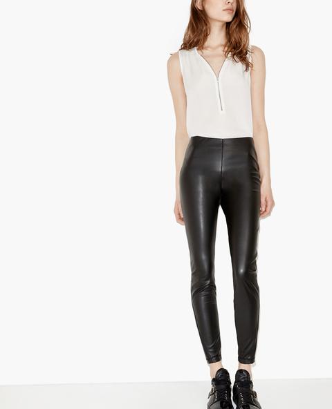 Coated Leggings