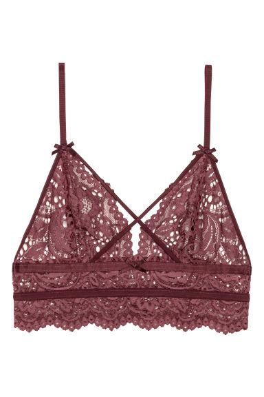 Bralette In Pizzo