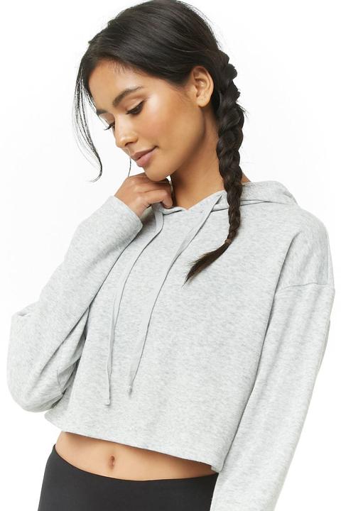 cropped fleece sweater