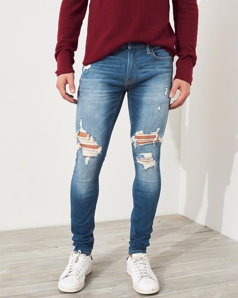hollister mens extreme skinny jeans