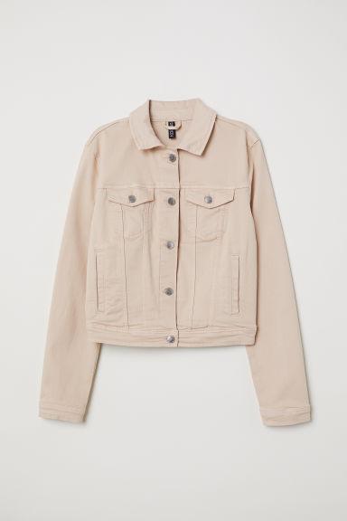 H & M - Veste En Jean - Beige