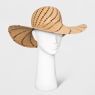 Women's Striped Floppy Hat - A New Day Swirl Stripe