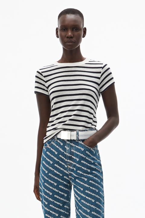 Striped Slub Boy Tee