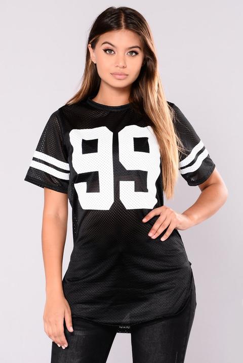 Holly Hustle Tunic - Black/white