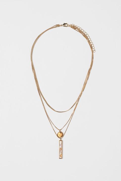 H & M - Collana A Tre Fili - Oro