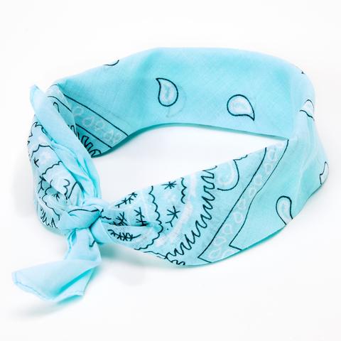 Claire's Bandeau Bandana Motif Cachemire - Vert Menthe