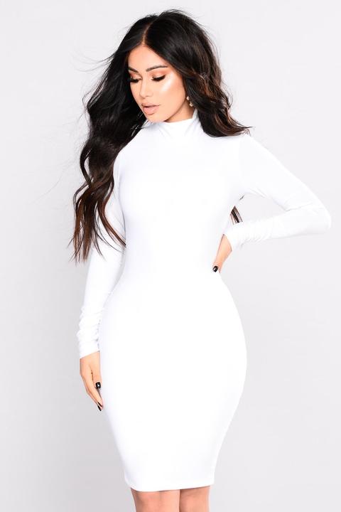 Love Your Fn Body Dress - White