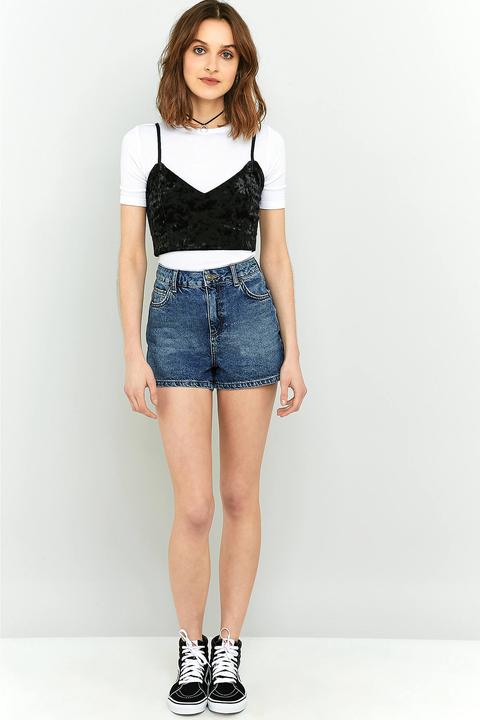 Bdg Mom High-rise Denim Shorts - Womens 28w