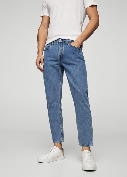 Jeans Straight-fit Lavado Medio