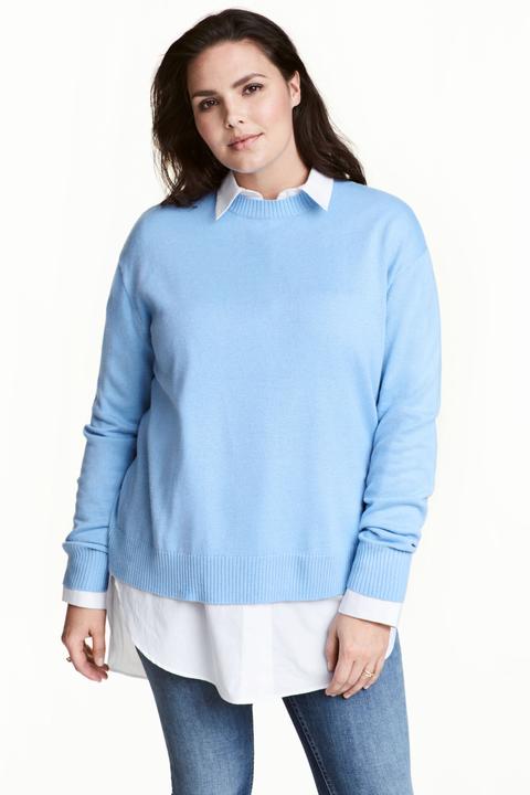 H&m+ Jersey En Punto Fino