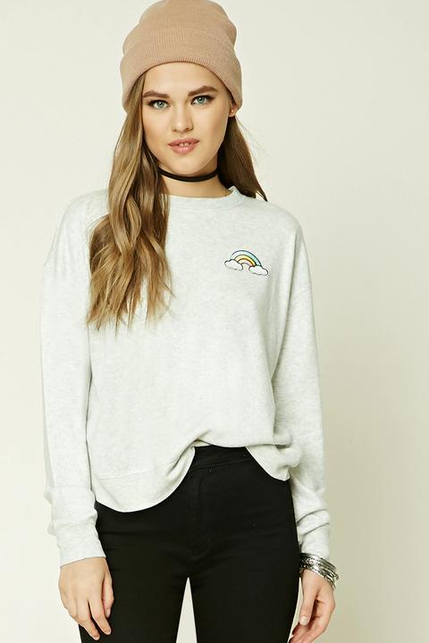 Rainbow Patch Sweater