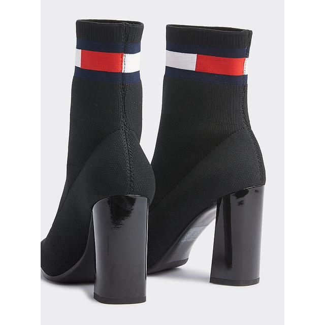 tommy hilfiger heeled sock boots