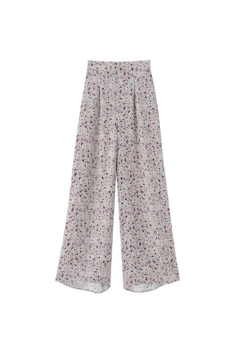 Pantalón Culotte Estampado - Ecoverotm Viscosa (al Menos 50%)