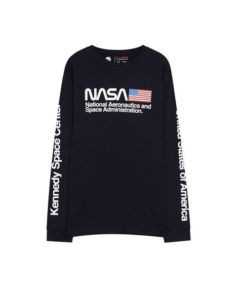 Camiseta De Manga Larga Nasa