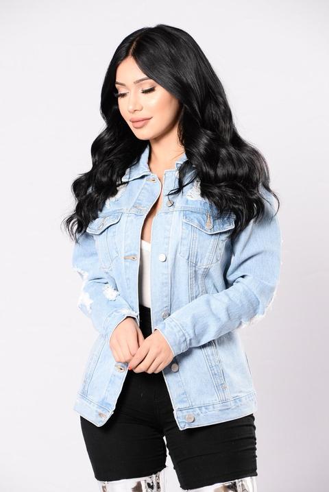 Stereo Love Denim Jacket - Bleach