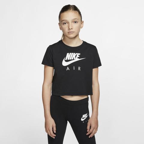 Top Corto Nike Air - Ragazza - Nero