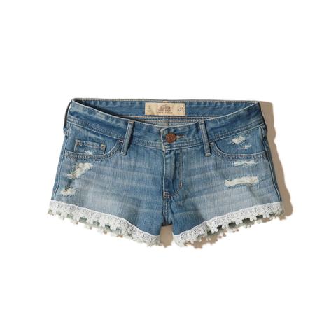 Low-rise Denim Short-shorts