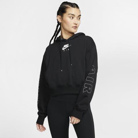 Nike Air Women's Fleece Hoodie - Black 