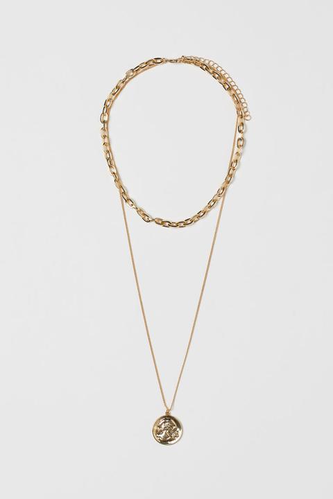 H & M - Collana A Due Fili - Oro