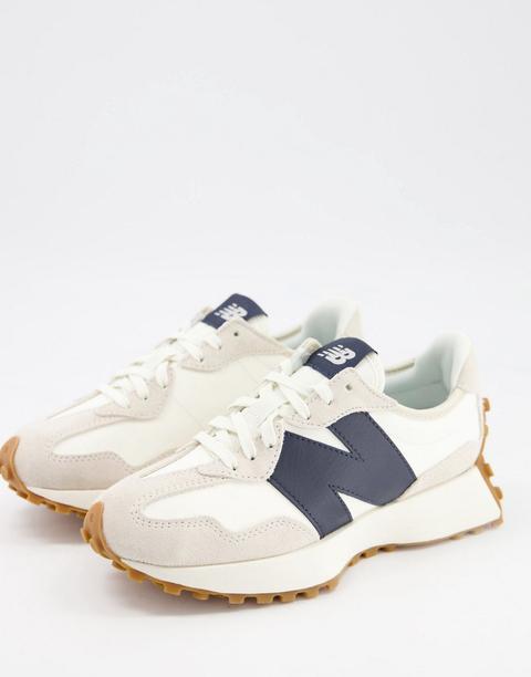 New Balance 327 Trainers In Off White/navy