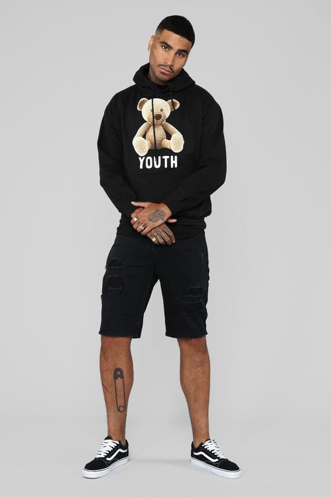 youth teddy bear hoodie