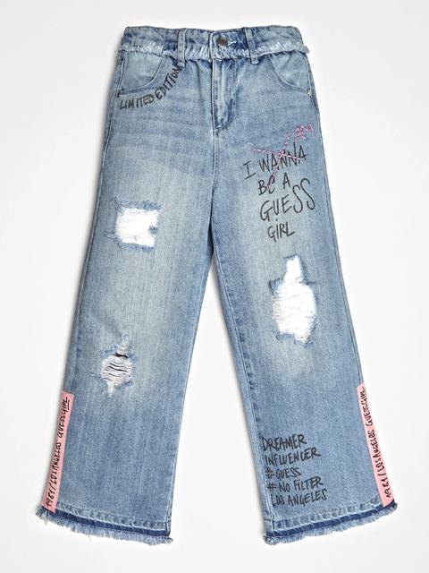 Jeans Effetto Used Abrasioni