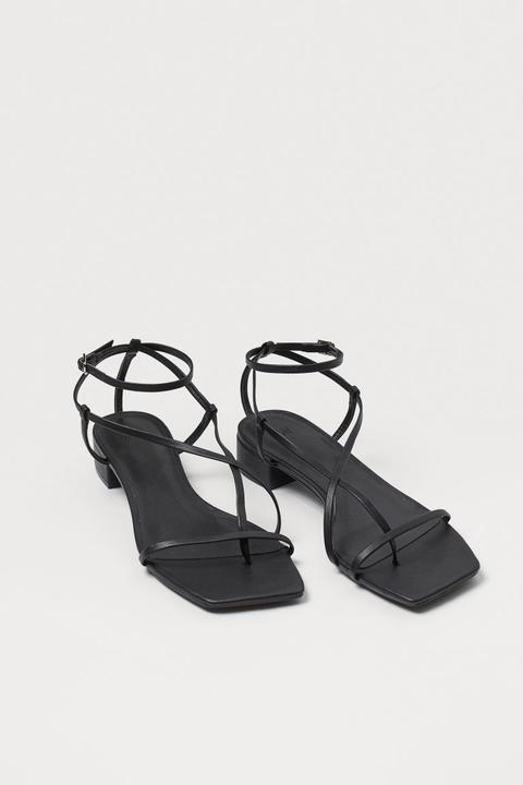 Strappy Sandals - Black