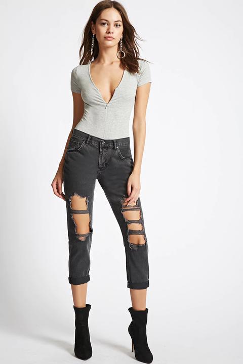 Blown-out Boyfriend Jeans