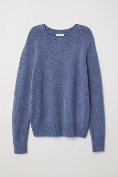 H & M - Pullover In Maglia Fine - Blu