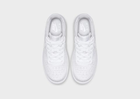 nike air force 1 flyknit 2.0 junior white