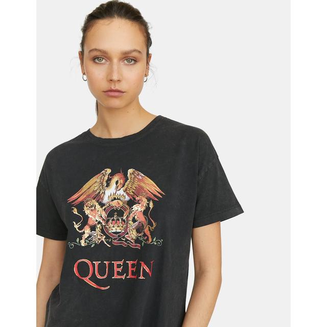 T-shirt Queen Gris Marengo de Stradivarius
