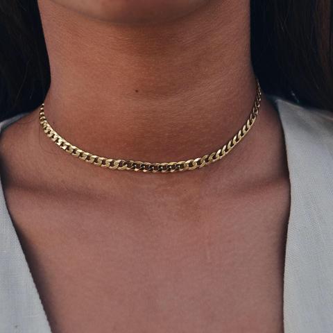 Tressé Choker Gold