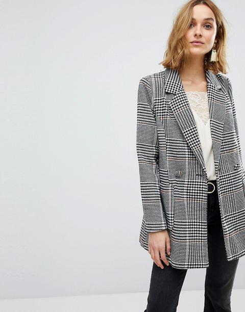 Vero Moda Longline Check Blazer