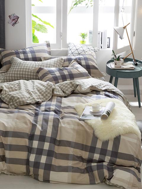 2.0m 4pcs Plaid Bedding Sets