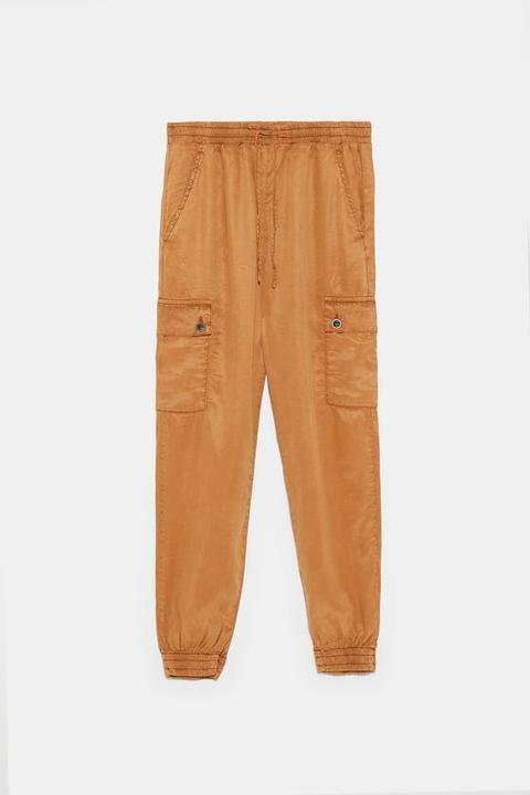 Pantaloni Zw Premium Cargo Jogger Toffee