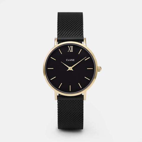 Minuit Mesh Gold Black/black