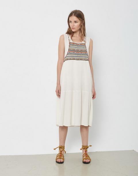 Vestido Bordado Multicolor