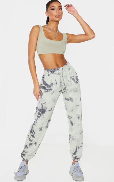 Sage Acid Wash Joggers