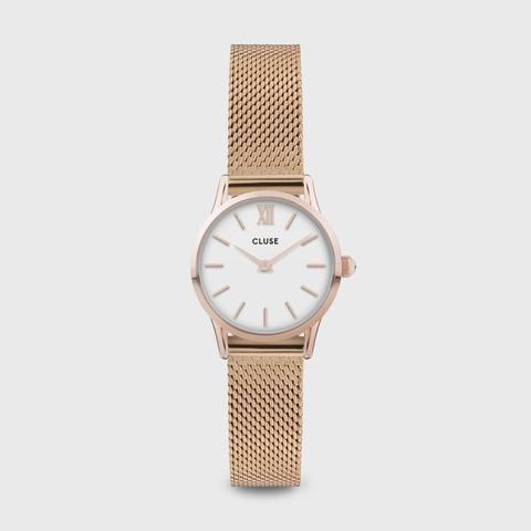 La Vedette Mesh White, Rose Gold Colour