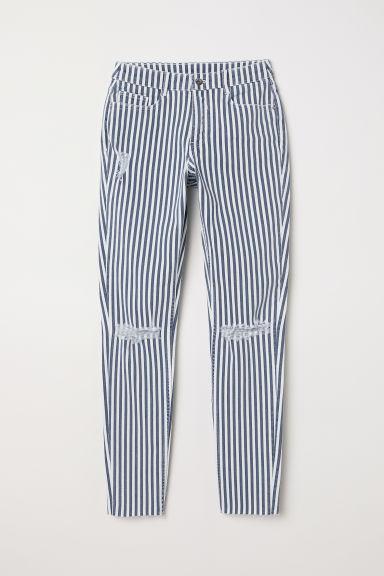 H & M - Super Skinny Regular Jeans - Azul