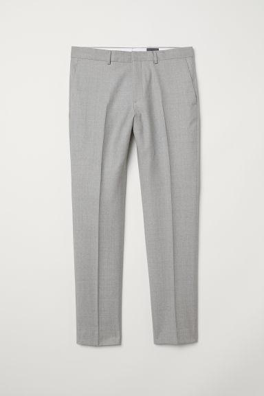 Pantalon De Costume Slim Fit Gris From Hm On 21 Buttons