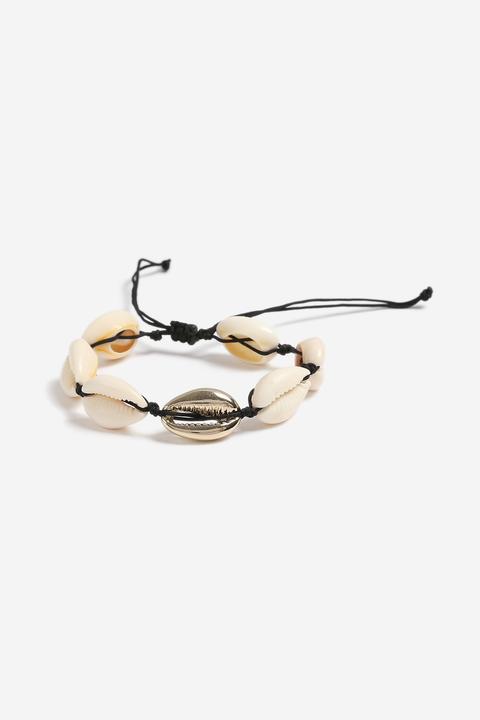 Womens **shell Bracelet - Cream, Cream