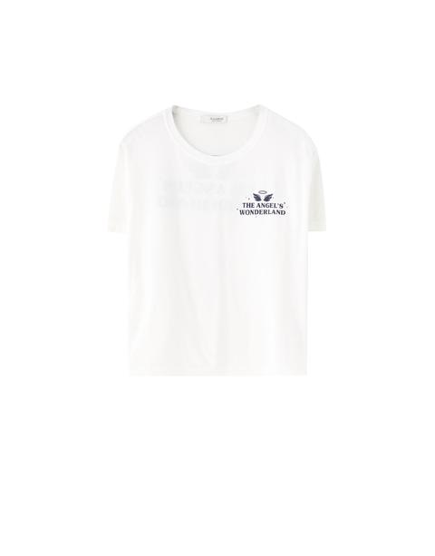 Camiseta Texto &quot;the Angel&#39;s Wonderland&quot;