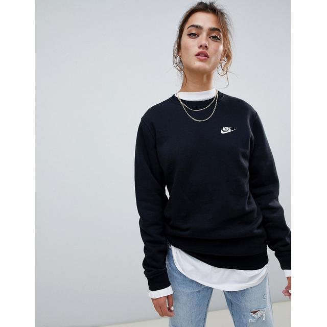 womens black nike crewneck sweatshirt