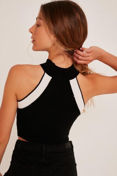 Top Costine Bicolore