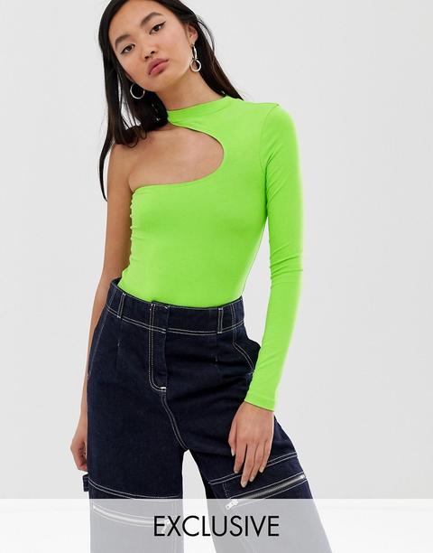 Collusion - Body Con Cut-out Fluo - Multicolore