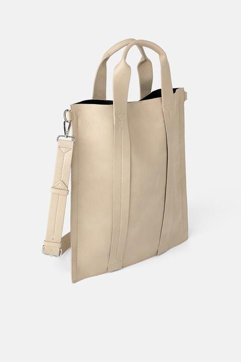Borsa Shopper Piatta from Zara on 21 Buttons