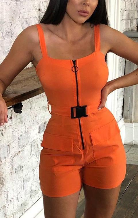 zip up playsuit